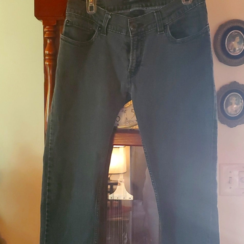 Levi's faded black jeans